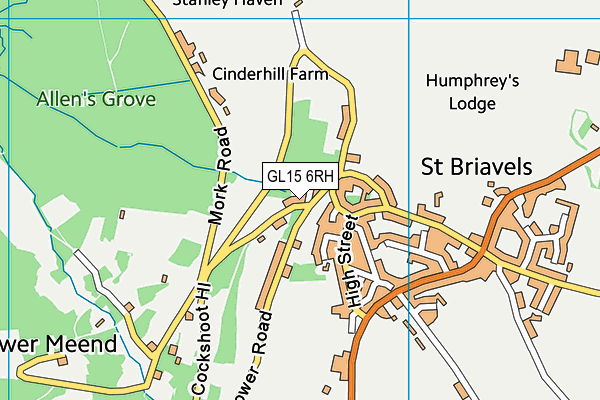GL15 6RH map - OS VectorMap District (Ordnance Survey) GL15 6RH map - OS VectorMap District (Ordnance Survey)