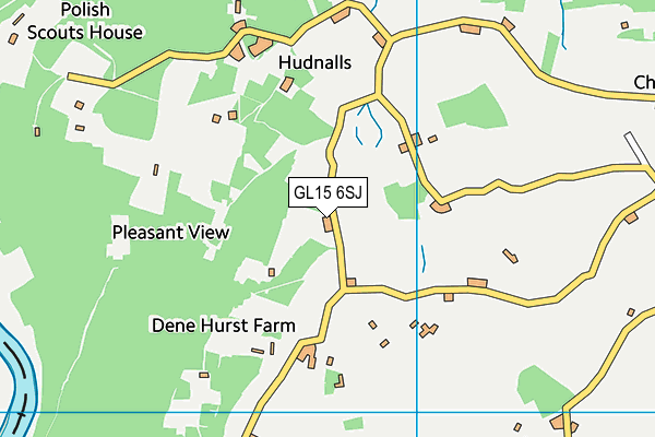 GL15 6SJ map - OS VectorMap District (Ordnance Survey) GL15 6SJ map - OS VectorMap District (Ordnance Survey)