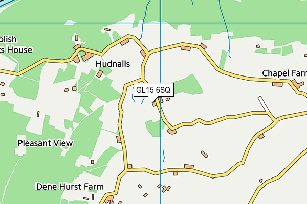GL15 6SQ map - OS VectorMap District (Ordnance Survey) GL15 6SQ map - OS VectorMap District (Ordnance Survey)