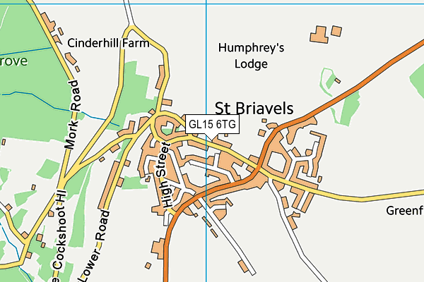 GL15 6TG map - OS VectorMap District (Ordnance Survey) GL15 6TG map - OS VectorMap District (Ordnance Survey)