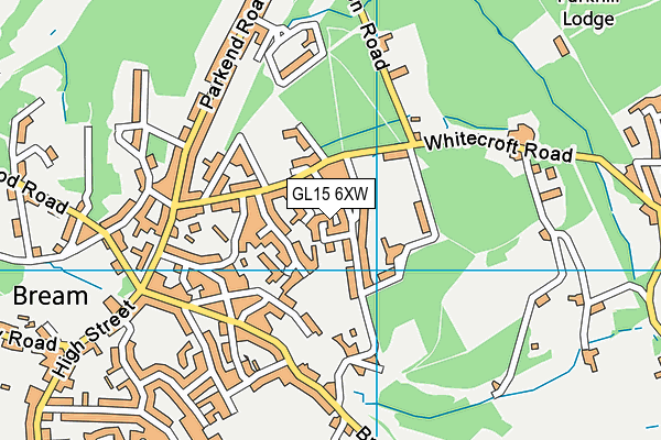 GL15 6XW map - OS VectorMap District (Ordnance Survey) GL15 6XW map - OS VectorMap District (Ordnance Survey)