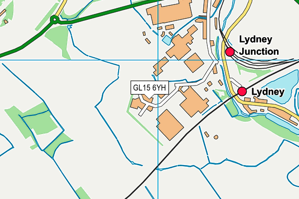 GL15 6YH map - OS VectorMap District (Ordnance Survey) GL15 6YH map - OS VectorMap District (Ordnance Survey)