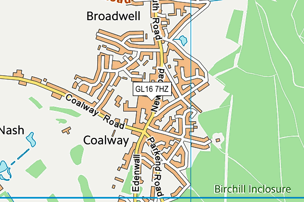 GL16 7HZ map - OS VectorMap District (Ordnance Survey) GL16 7HZ map - OS VectorMap District (Ordnance Survey)