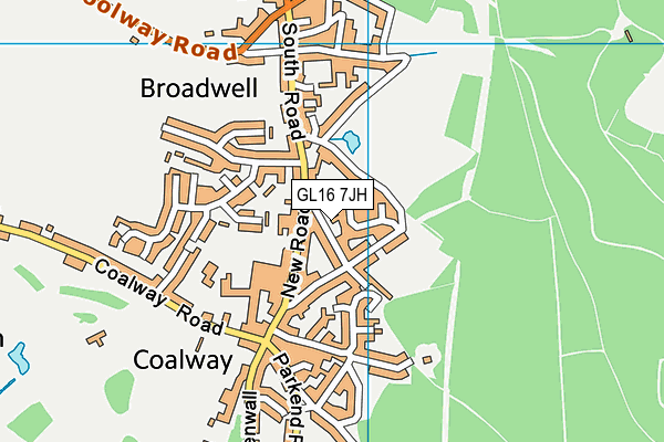 GL16 7JH map - OS VectorMap District (Ordnance Survey) GL16 7JH map - OS VectorMap District (Ordnance Survey)