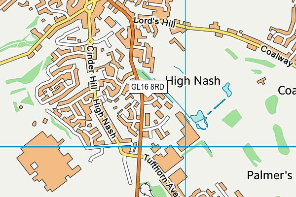 GL16 8RD map - OS VectorMap District (Ordnance Survey) GL16 8RD map - OS VectorMap District (Ordnance Survey)