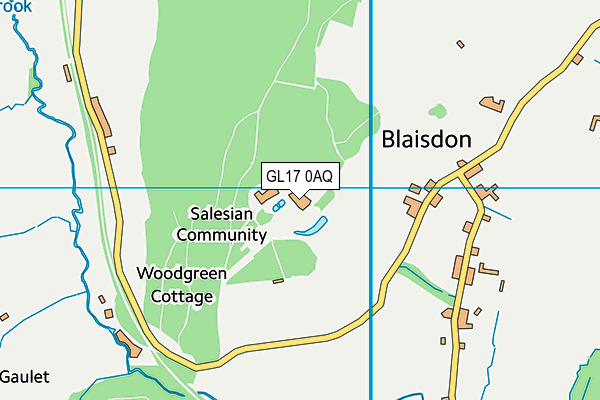 GL17 0AQ map - OS VectorMap District (Ordnance Survey) GL17 0AQ map - OS VectorMap District (Ordnance Survey)