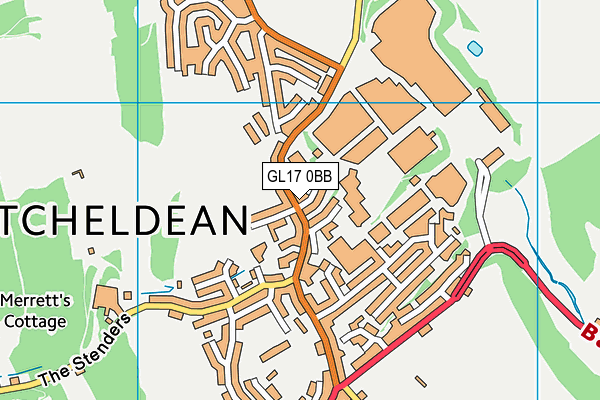 GL17 0BB map - OS VectorMap District (Ordnance Survey) GL17 0BB map - OS VectorMap District (Ordnance Survey)