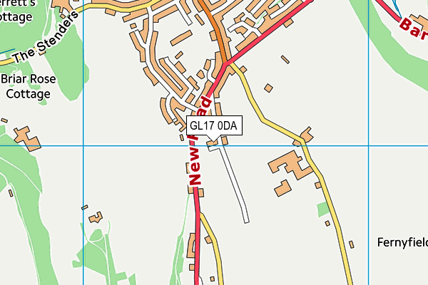 GL17 0DA map - OS VectorMap District (Ordnance Survey) GL17 0DA map - OS VectorMap District (Ordnance Survey)
