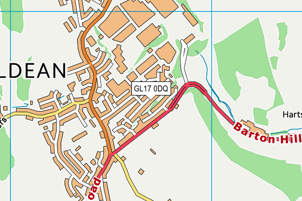 GL17 0DQ map - OS VectorMap District (Ordnance Survey) GL17 0DQ map - OS VectorMap District (Ordnance Survey)