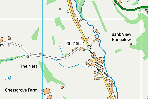GL17 0LJ map - OS VectorMap District (Ordnance Survey) GL17 0LJ map - OS VectorMap District (Ordnance Survey)