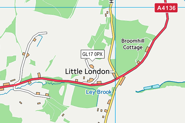 GL17 0PX map - OS VectorMap District (Ordnance Survey) GL17 0PX map - OS VectorMap District (Ordnance Survey)