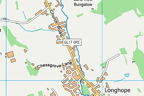 GL17 0PZ map - OS VectorMap District (Ordnance Survey) GL17 0PZ map - OS VectorMap District (Ordnance Survey)