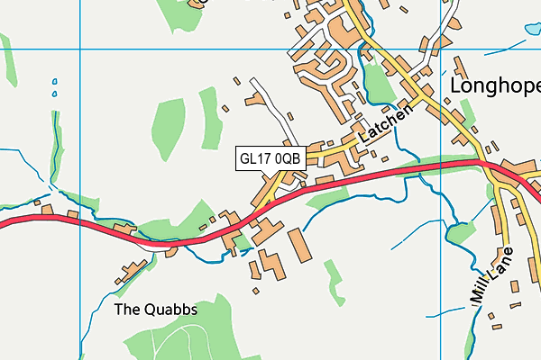 GL17 0QB map - OS VectorMap District (Ordnance Survey) GL17 0QB map - OS VectorMap District (Ordnance Survey)