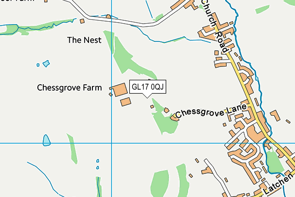 GL17 0QJ map - OS VectorMap District (Ordnance Survey) GL17 0QJ map - OS VectorMap District (Ordnance Survey)