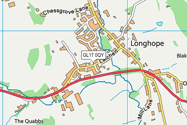 GL17 0QY map - OS VectorMap District (Ordnance Survey) GL17 0QY map - OS VectorMap District (Ordnance Survey)