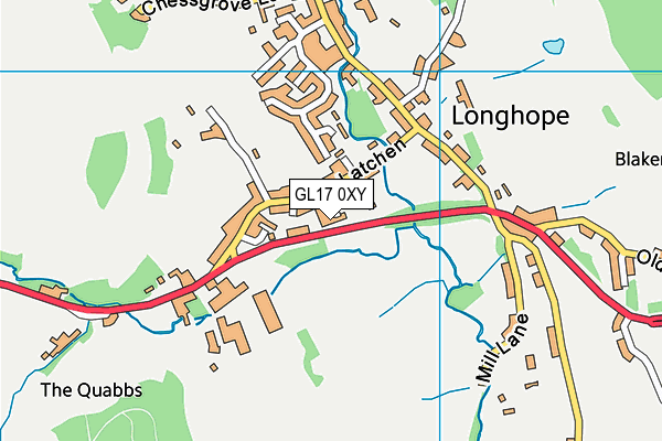 GL17 0XY map - OS VectorMap District (Ordnance Survey) GL17 0XY map - OS VectorMap District (Ordnance Survey)
