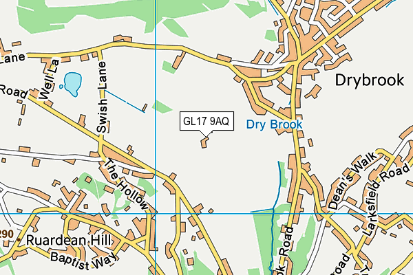 GL17 9AQ map - OS VectorMap District (Ordnance Survey) GL17 9AQ map - OS VectorMap District (Ordnance Survey)