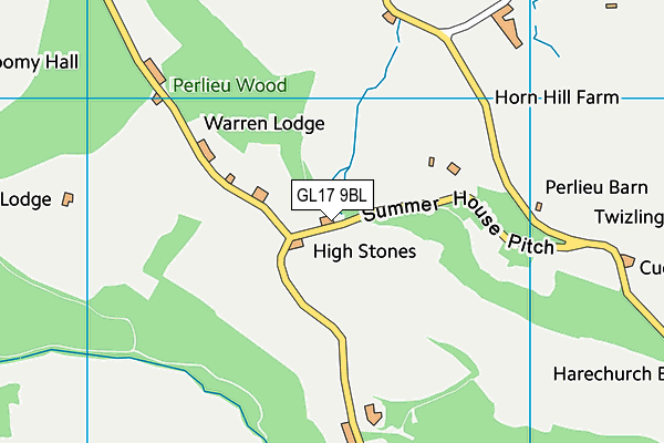 GL17 9BL map - OS VectorMap District (Ordnance Survey) GL17 9BL map - OS VectorMap District (Ordnance Survey)