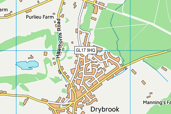 GL17 9HQ map - OS VectorMap District (Ordnance Survey) GL17 9HQ map - OS VectorMap District (Ordnance Survey)