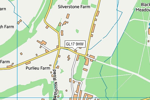GL17 9HW map - OS VectorMap District (Ordnance Survey) GL17 9HW map - OS VectorMap District (Ordnance Survey)