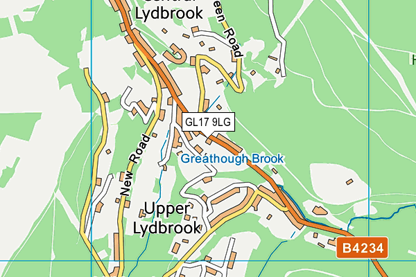 GL17 9LG map - OS VectorMap District (Ordnance Survey)