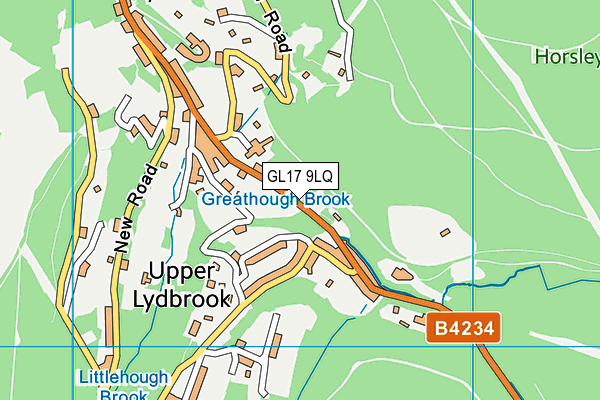 GL17 9LQ map - OS VectorMap District (Ordnance Survey) GL17 9LQ map - OS VectorMap District (Ordnance Survey)
