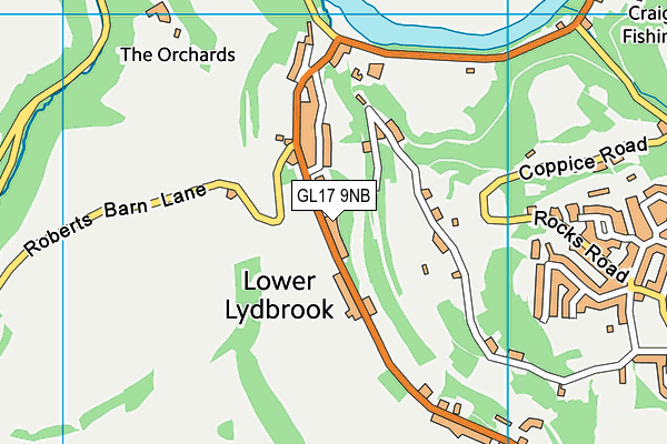 GL17 9NB map - OS VectorMap District (Ordnance Survey) GL17 9NB map - OS VectorMap District (Ordnance Survey)