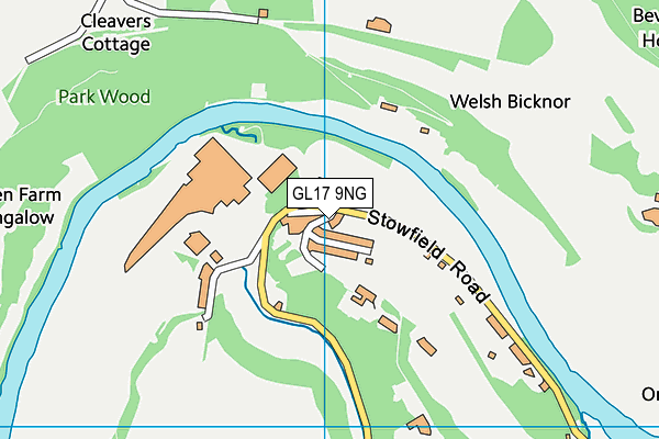 GL17 9NG map - OS VectorMap District (Ordnance Survey) GL17 9NG map - OS VectorMap District (Ordnance Survey)