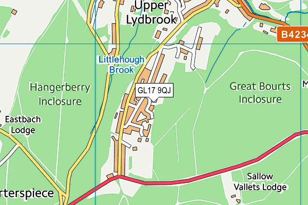 GL17 9QJ map - OS VectorMap District (Ordnance Survey) GL17 9QJ map - OS VectorMap District (Ordnance Survey)