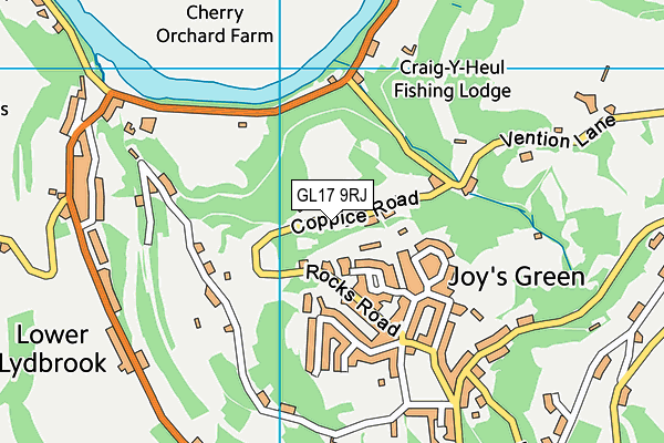 GL17 9RJ map - OS VectorMap District (Ordnance Survey) GL17 9RJ map - OS VectorMap District (Ordnance Survey)