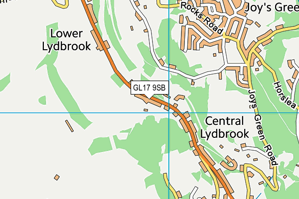 GL17 9SB map - OS VectorMap District (Ordnance Survey) GL17 9SB map - OS VectorMap District (Ordnance Survey)