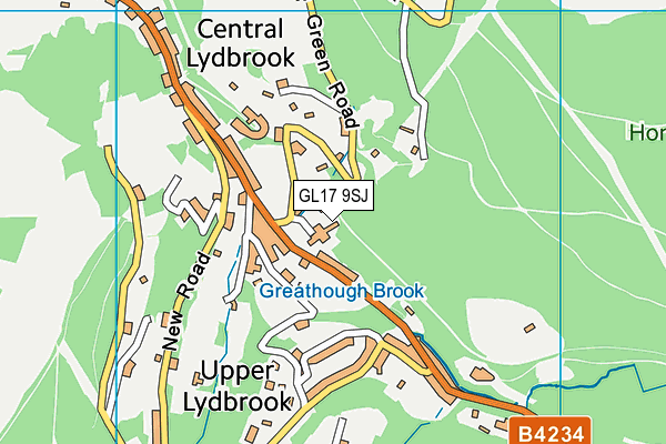 GL17 9SJ map - OS VectorMap District (Ordnance Survey) GL17 9SJ map - OS VectorMap District (Ordnance Survey)