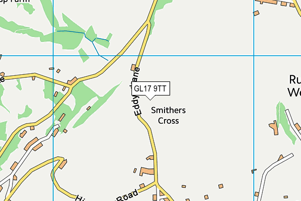 GL17 9TT map - OS VectorMap District (Ordnance Survey) GL17 9TT map - OS VectorMap District (Ordnance Survey)