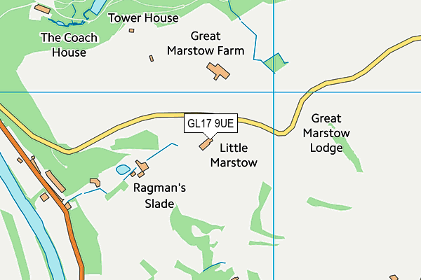 GL17 9UE map - OS VectorMap District (Ordnance Survey) GL17 9UE map - OS VectorMap District (Ordnance Survey)