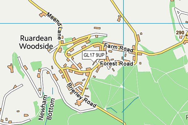 GL17 9UP map - OS VectorMap District (Ordnance Survey) GL17 9UP map - OS VectorMap District (Ordnance Survey)