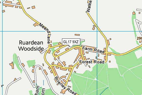 GL17 9XZ map - OS VectorMap District (Ordnance Survey) GL17 9XZ map - OS VectorMap District (Ordnance Survey)