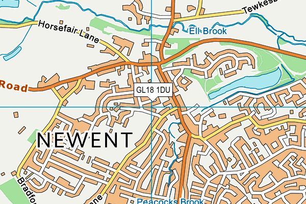 GL18 1DU map - OS VectorMap District (Ordnance Survey) GL18 1DU map - OS VectorMap District (Ordnance Survey)