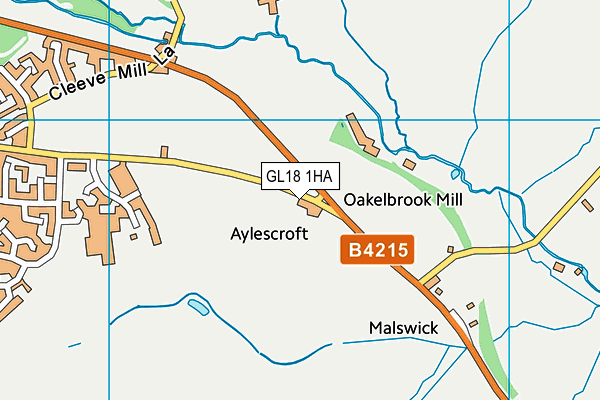 GL18 1HA map - OS VectorMap District (Ordnance Survey) GL18 1HA map - OS VectorMap District (Ordnance Survey)