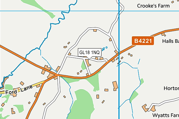 GL18 1NQ map - OS VectorMap District (Ordnance Survey) GL18 1NQ map - OS VectorMap District (Ordnance Survey)