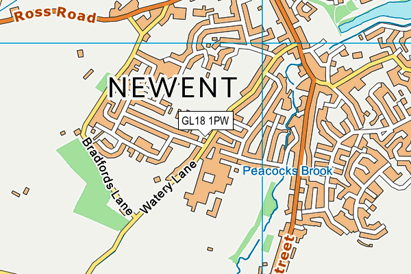 GL18 1PW map - OS VectorMap District (Ordnance Survey) GL18 1PW map - OS VectorMap District (Ordnance Survey)