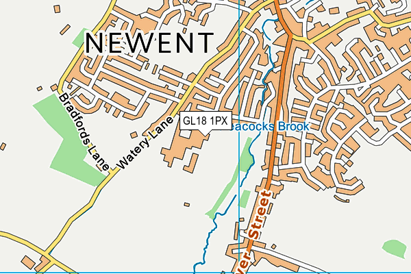 GL18 1PX map - OS VectorMap District (Ordnance Survey) GL18 1PX map - OS VectorMap District (Ordnance Survey)