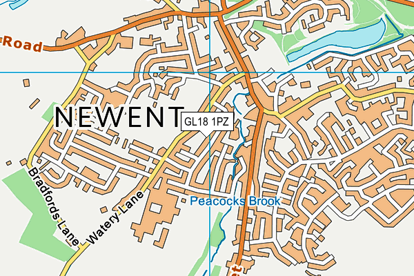 GL18 1PZ map - OS VectorMap District (Ordnance Survey) GL18 1PZ map - OS VectorMap District (Ordnance Survey)