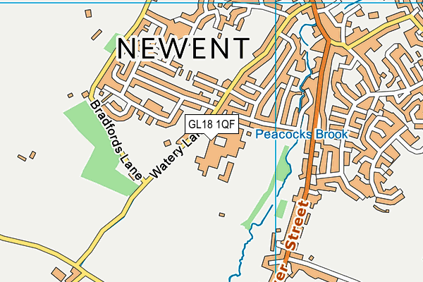 GL18 1QF map - OS VectorMap District (Ordnance Survey) GL18 1QF map - OS VectorMap District (Ordnance Survey)