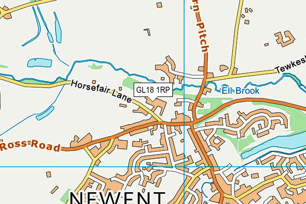 GL18 1RP map - OS VectorMap District (Ordnance Survey) GL18 1RP map - OS VectorMap District (Ordnance Survey)