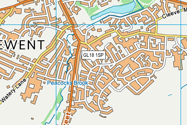 GL18 1SP map - OS VectorMap District (Ordnance Survey) GL18 1SP map - OS VectorMap District (Ordnance Survey)