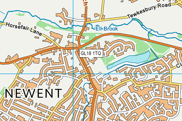 GL18 1TQ map - OS VectorMap District (Ordnance Survey) GL18 1TQ map - OS VectorMap District (Ordnance Survey)