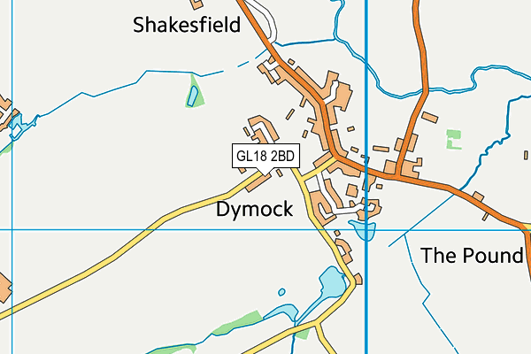 GL18 2BD map - OS VectorMap District (Ordnance Survey) GL18 2BD map - OS VectorMap District (Ordnance Survey)