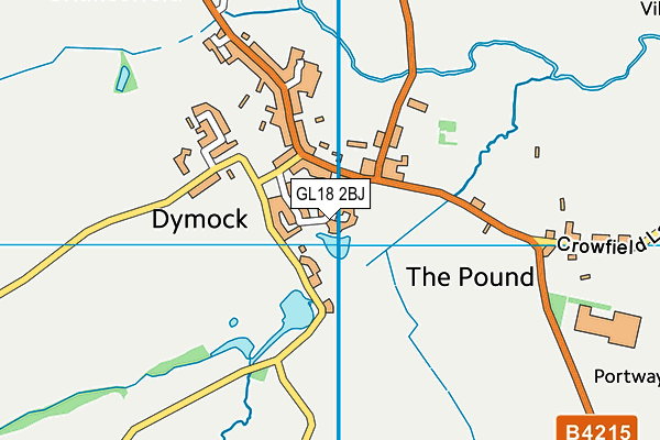 GL18 2BJ map - OS VectorMap District (Ordnance Survey) GL18 2BJ map - OS VectorMap District (Ordnance Survey)