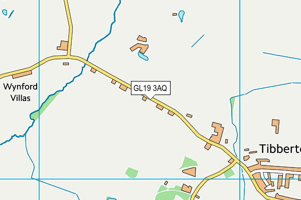 GL19 3AQ map - OS VectorMap District (Ordnance Survey) GL19 3AQ map - OS VectorMap District (Ordnance Survey)