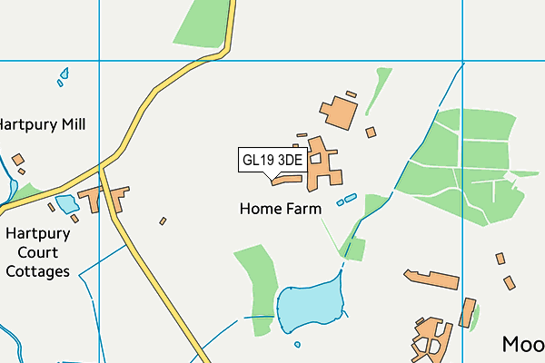 GL19 3DE map - OS VectorMap District (Ordnance Survey) GL19 3DE map - OS VectorMap District (Ordnance Survey)